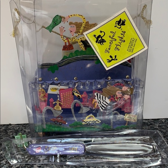 Fanciful Flights Mail Caddy With Letter Opener - Picture 2 of 8